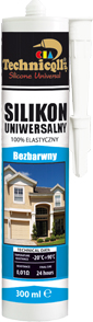 Technicqll Silikon Uniwersalny biały – 300ml, op. zbiorcze 12 szt.